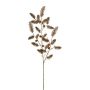 Decorative silver fir branch DRIVEL with cones, champagne, 3ft/95cm