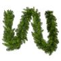 Artificial fir garland OXNARD, green, LEDs, 9ft/275cm, Ø10"/25cm
