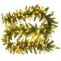 Artificial fir garland AMARILLO, green, LEDs, 9ft/275cm, Ø12"/30cm