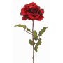 Velvet rose SINDALA, red, 24"/60cm, Ø4.7"/12cm