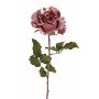 Velvet rose SINDALA, dusky pink, 24"/60cm, Ø4.7"/12cm