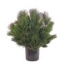Fake pine shrub KARHA, crossdoor, green, 28"/70cm, Ø28"/70cm