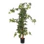 Artificial grape ivy RAMAN, natural trunks, green, 4ft/115cm