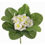 Fake primrose SUNDARA on spike, white, 8"/20cm, Ø1.6"/4cm
