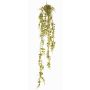 Artificial maidenhair fern hanging plant ALEXIAN on moss ball, green, 35"/90cm