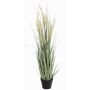 Artificial reed grass DAFINYA with panicles, green, 4ft/120cm