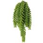 Artificial Sedum morganianum hanging plant DESPOINA, green, 12"/30cm