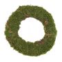 Natural moss wreath DIOTIMA, green, Ø12"/30cm