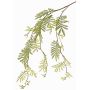 Artificial mimosa spray ELPIDA, green, 4ft/110cm