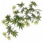 Artificial Japanese Maple spray EVODIA, crossdoor, green, 28"/70cm
