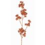 Artificial Bodinier's beautyberry spray FILOTAS with berries, orange, 18"/45cm