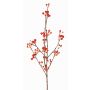 Fake snowberry spray HARMONIA, berries, orange, 31"/80cm