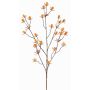 Fake thistle spray (Eryngium) LOUKAS, yellow-orange, 28"/70cm, Ø0.4"-0.6"/1-1.5cm