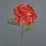 Artificial flower Hydrangea URANIA, orange, 30"/75cm, Ø7"/18cm