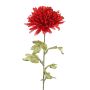 Artificial flower Chrysanthemum OTRERA, orange, 28"/70cm, Ø4.7"/12cm