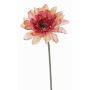 Artificial flower Gerbera PAMILLA, salmon-pink, 26"/65cm, Ø4.7"/12cm
