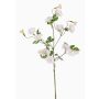 Artificial morning glory IORDANIS, white, 31"/80cm, Ø1.2"-2.2"/3-5.5cm