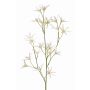 Artificial flower Tweedia solanoides PALLAS, white, 30"/75cm, Ø2"/5cm