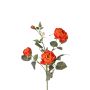 Fake rose spray DIAMANTIS, orange, 30"/75cm