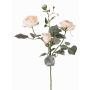 Fake rose spray DIAMANTIS, light pink, pale pink, 28"/70cm, Ø2"-3.1"/5-8cm