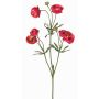 False ranunculus YARIS, fuchsia-green, 26"/65cm, Ø1.2"-1.8"/3-4.5cm