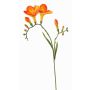 Synthetic freesia MARUSHA, orange, 28"/70cm, Ø2.4"/6cm