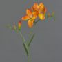 Synthetic freesia MARUSHA, orange, 26"/65cm, Ø2.8"/7cm
