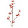 Artificial witch hazel spray XYLA, flowers, orange-red, 28"/70cm, Ø2"/5cm