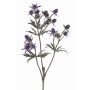 Artificial flower thistle (Eryngium) KALYPSO, dark violet, 26"/65cm, Ø1.2"-1.6"/3-4cm