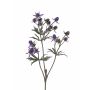 Artificial flower thistle (Eryngium) KALYPSO, dark purple, 26"/65cm