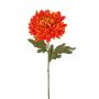 Fake chrysanthemum DELPHINA, orange, 26"/65cm, Ø5.5"/14cm