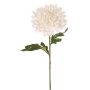 Fake chrysanthemum DELPHINA, cream, 26"/65cm, Ø5.5"/14cm