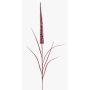 Artificial pennisetum panicle ZARIEL with glitter, burgundy, 3ft/105cm