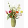 Artificial flower bouquet FEME, pink-orange, 4ft/120cm, Ø24"/60cm