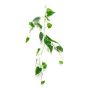 Artificial anthurium garland ANESKA, green, 4ft/110cm