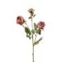Fake rose branch KONTURA, old violet, 24"/60cm