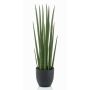 Artificial Sansevieria Cylindrica KICHIRO in decorative pot, green, 28"/70cm