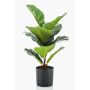 Artificial Ficus Lyrata EMILIANA, green, 22"/55cm