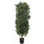 Artificial laurel column UNUK, real stem, 6ft/175cm