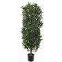 Artificial laurel column UNUK, real stem, 5ft/140cm