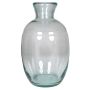 Decorative vase LIRICA made of glass, clear, 12"/29,5cm, Ø7"/18cm