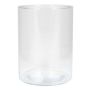 Glass vase SANNY, cylinder, clear, 8"/20cm, Ø5.9"/15,1cm