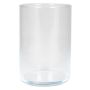 Cylindrical flower vase SANYA OCEAN, glass, clear, 6"/15cm, Ø4"/10,1cm