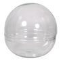 Glass succulent terrarium BRYSON, ball, clear, 11"/28cm, Ø11"/28cm
