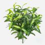 Artificial spider plant ANKAA on spike, green, 16"/40cm