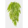 Artificial cinnamon fern hanging plant VIRGINS on spike, green, 24"/60cm
