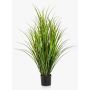 Artificial reed grass BRACHIUM, green-brown, 4ft/110cm