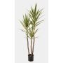 Artificial yucca HELVETIOS, green-yellow, 5ft/160cm
