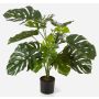 Artificial Philodendron Monstera Deliciosa LESATH, 33"/85cm