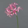 Artificial garden amaryllis BAIMAI, pink, 30"/75 cm